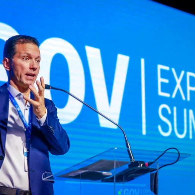 GOV EXPO SUMMIT, evento que visa discutir a administração pública a partir da troca de experiências e compartilhamento de conhecimento e soluções, realizado no Centro de Eventos do Barra Shopping Sul, em Porto Alegre/RS. Na foto, ex-prefeito de Porto Alegre Nelson Marchezan Jr.<!-- NICAID(15933918) -->