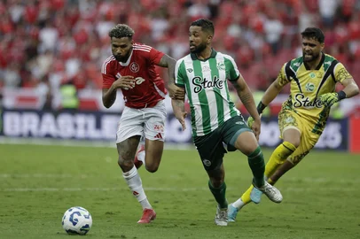 Porto Alegre, RS, Brasil, 26-04-2025: jogo entre Internacional e Juventude pelo Campeonato Brasileiro. Foto: Mateus Bruxel /  Agência RBS<!-- NICAID(16025168) -->