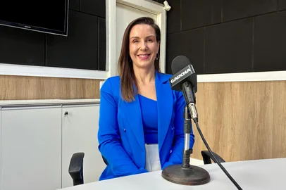 Gisele Sandri, CEO da Multilight, empresa de Caxias do Sul. Entrevistada do podcast Caixa-Forte.<!-- NICAID(16036543) -->