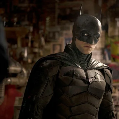 Batman (2022), de Matt Reeves, com Robert Pattinson<!-- NICAID(15029789) -->