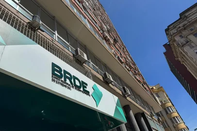 Nova fachada da sede do BRDE, em Porto Alegre.<!-- NICAID(16150481) -->