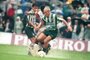 Foto de arquivo do dia 02/11/1997 - Juventude x Fluminense, jogo válido pela série A do campeonato brasileiro de 1997 e realizado no estádio Alfredo Jaconi.<!-- NICAID(6312982) -->