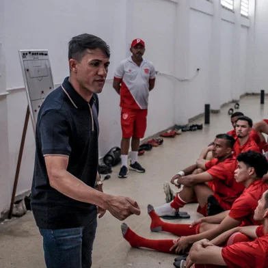 Márcio Mossoró, ex-jogador do Inter, estreia como treinador do Potiguar. Marcelo Diaz/ACDP/Divulgação<!-- NICAID(15440916) -->