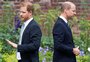 Afastados, William e Harry celebram a memória da princesa Diana 25 anos após sua morte