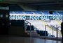 Arquibancada Norte da Arena recebe pintura com identidade do Grêmio; veja fotos