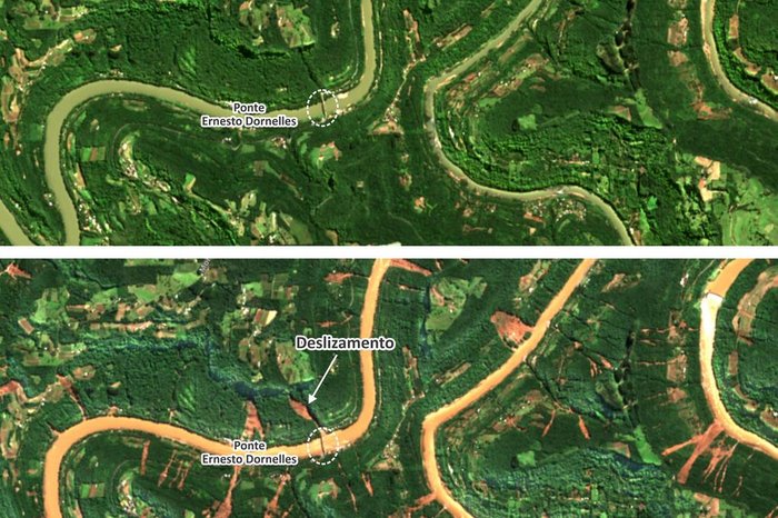 Satélite Sentinel / Reprodução