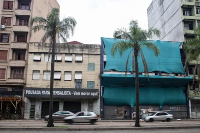 Porto Alegre, RS, Brasil, 26.11.24: 7 meses após o incêndio na pousada Garoa, polícia civil prevê conclusão de inquérito. Fotos: Duda Fortes/Agência RBS<!-- NICAID(15922245) -->