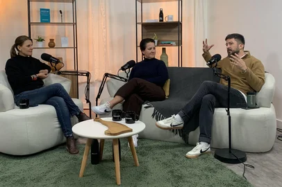 Lela Zaniol e Diogo Carvalho participaram do programa Paralelas, apresentado por Juliana Bublitz<!-- NICAID(16321530) -->