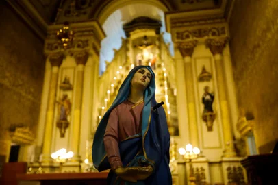 Missa que torna a igreja Nossa senhora das Dores em basílica, 16/09/2022 - Camila Hermes/Agência RBS<!-- NICAID(15207651) -->
