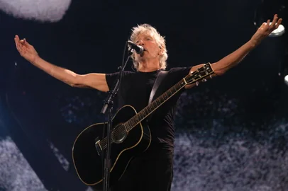 PORTO ALEGRE, RS, BRASIL, 20-10-2018. Cantor Roger Waters faz show no Beira-Rio. (TADEU VILANI/AGÊNCIA RBS)<!-- NICAID(13809635) -->