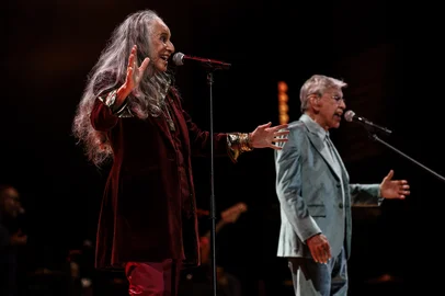 Porto Alegre, RS, Brasil: Show de Caetano e Maria Bethânia na Arena. Fotos: Duda Fortes/Agência RBSIndexador: DF<!-- NICAID(16001426) -->