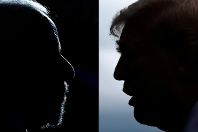 (COMBO) This combination of pictures created on October 06, 2025 shows Brazil's President Luiz Inacio Lula da Silva attends an event to highlight accomplishments in the first two years in office in Brasilia on April 3, 2025, and US President Donald Trump is silhouetted as he speaks to the press before boarding Marine One prior to departing from the South Lawn of the White House in Washington, DC, on September 11, 2025. Brazil's President Luiz Inacio Lula da Silva on October 6, 2025, urged US President Donald Trump to remove punitive tariffs on Brazil in the first official talks between the two leaders after months of diplomatic animosity. (Photo by EVARISTO SA and SAUL LOEB / AFP)Editoria: FINLocal: WashingtonIndexador: EVARISTO SASecao: diplomacyFonte: AFPFotógrafo: STF<!-- NICAID(16140112) -->