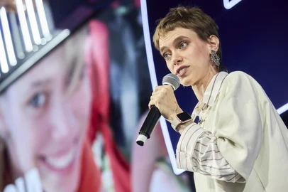 Mari Krüger foi um dos destaques do último dia da programação da Gramado Summit e contou um pouco do seu processo criativo e como busca trabalhar com a "influência responsável" na internet.<!-- NICAID(16054668) -->