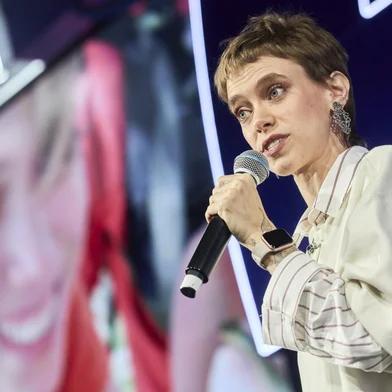 Mari Krüger foi um dos destaques do último dia da programação da Gramado Summit e contou um pouco do seu processo criativo e como busca trabalhar com a "influência responsável" na internet.<!-- NICAID(16054668) -->