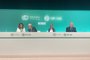 Delegação brasileira na Conferência do Clima em Dubai, liderada pela ministra do Meio Ambiente Marina Silvia (segunda da esquerda para a direita)<!-- NICAID(15622236) -->