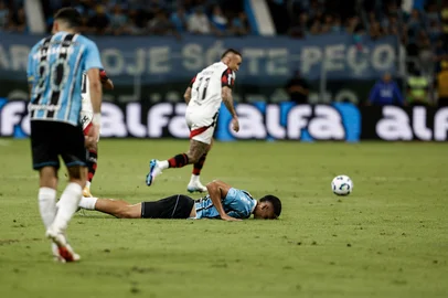 11.04.25, Porto Alegre, RS, Brasil: Terceira rodada do Brasileirão 2025. Grêmio x Flamengo, na Arena. Fotos: Duda Fortes/Agencia RBSIndexador: Andre Avila<!-- NICAID(16016290) -->