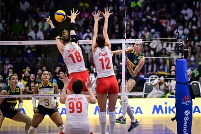 Brasil x Turquia, vôlei
