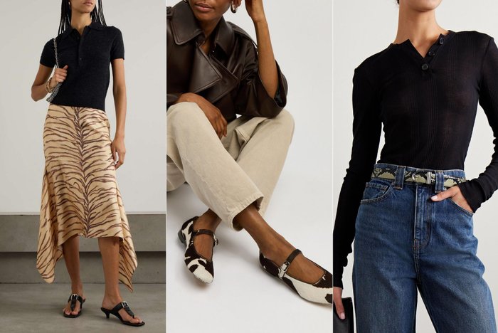 Net-a-porter e Stella McCartney / Harvey Nichols e Le Monde Beryl / Net-a-porter e Khaite / Divulgação