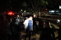 PORTO ALEGRE,RS,BRASIL.2025,05,16.Chegda d o Advogado Nardon, que estava foragido e foi em Mato Mato Grosso do SUl.(RONALDO BERNARDI/AGENCIA RBS).<!-- NICAID(16038633) -->