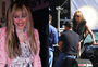 Hannah Montana 20 anos: Miley Cyrus é flagrada com peruca loira em filmagem na Califórnia