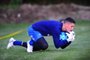CAXIAS DO SUL, RS, BRASIL, 17/05/2023. Treino do Caxias no CT Baixada Rubra Vanderlei Bersaghi. O Caxias está disputando a série D do Campeonato Brasileiro. Na foto, goleiro Pedro Paulo. (Porthus Junior/Agência RBS)<!-- NICAID(15431016) -->
