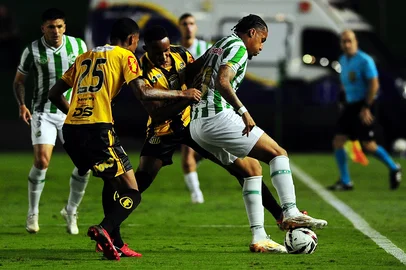 CAXIAS DO SUL, RS, BRASIL, 31/03/2026. Juventude x Novorizontino, jogo válido pela segunda rodada da série B do Campeonato Brasileiro 2026 e realizado no estádio Alfredo Jaconi. (Porthus Junior/Agência RBS)Indexador: BTK                             <!-- NICAID(16256221) -->