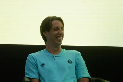 PORTO ALEGRE, RS, BRASIL - 2024.04.05 - Pré-Jogo dos finalistas do Gauchão 2024. (Foto: André Ávila/ Agência RBS)<!-- NICAID(15727330) -->