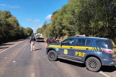 Homem morre após colisão frontal em Seberi<!-- NICAID(16034601) -->