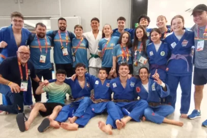Equipe gaúcha, bronze nos Jogos da Juventude