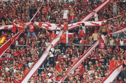 PORTO ALEGRE, RS, BRASIL, 11-04-2026: Clássico GreNal nº452 no estádio Beira-Rio. Inter e Grêmio se enfrentam pelo Campeonato Brasileiro Série A 2026. Foto: Ricardo Duarte/SC InternacionalIndexador: ricardo duarte<!-- NICAID(16264108) -->