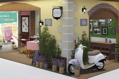 Projeção do estande da Nostrali para a Festa da Uva 2026. <!-- NICAID(16227511) -->