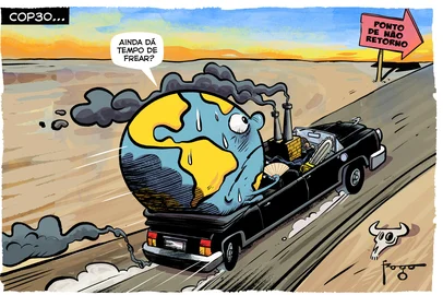 Gilmar Fraga / Agencia RBS PORTO ALEGRE, RS, BRASIL, 07-11-2025: Charge do Fraga. Foto: Gilmar Fraga/Agência RBS<!-- NICAID(16163382) -->