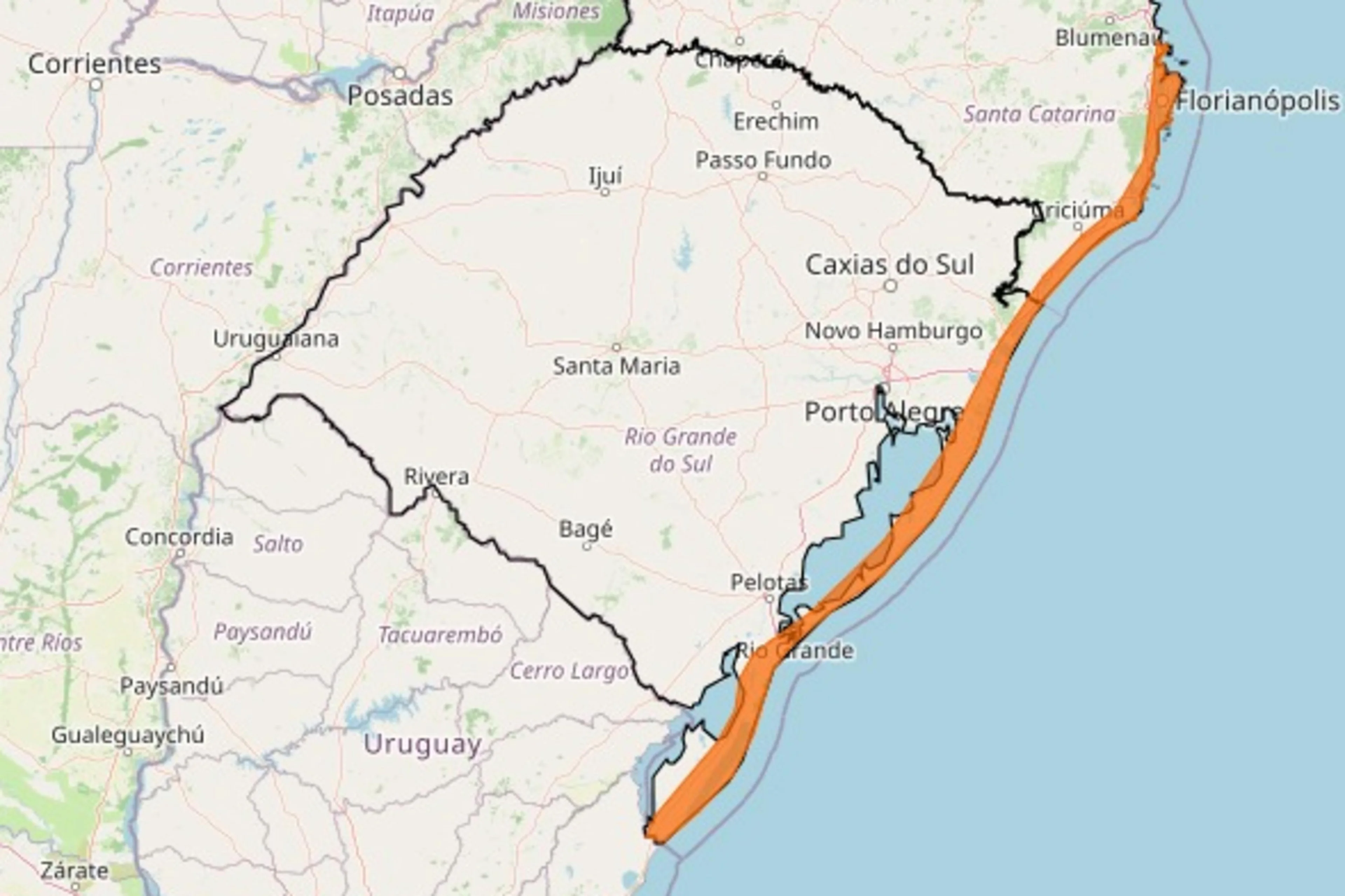 Instituto Nacional de Meteorologia (Inmet)/Reprodução