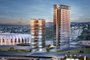 Projeto das torres que o Inter pretende erguer no entorno do Beira-Rio. uma delas com 130m e outra com 80m.<!-- NICAID(14210213) -->