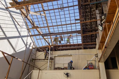 Volmer Perez / Secom / Prefeitura de Pelotas Prefeitura inicia obra da cobertura da Emei Bernardo de Souza<!-- NICAID(16283036) -->