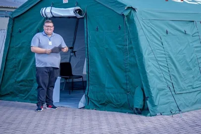 Carazinho recebe tenda de saúde do Sesi para reforçar atendimento primário<!-- NICAID(16081464) -->