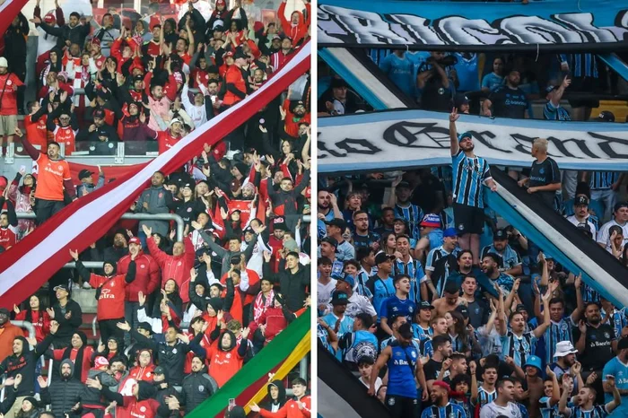 Ricardo Duarte, Inter / Lucas Uebel, Grêmio Ricardo Duarte, Inter / Lucas Uebel, Grêmio