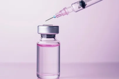 Isolated sterile needle extracting botox from a transparent vial for cosmetic useIsolated sterile needle extracting botox from a transparent vial for cosmetic use. Foto: Chaweewan / stock.adobe.comFonte: 1529118326<!-- NICAID(16183375) -->