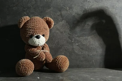 Urso de pelúcia amarrado - Foto: New Africa/stock.adobe.comFonte: 649068305<!-- NICAID(15549030) -->