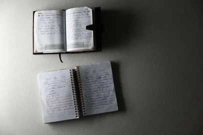 Jefferson Botega / Agencia RBS Porto Alegre, RS, Brasil - Produção de foto com diários e agendas antigos. FOTO: JEFFERSON BOTEGA, AGÊNCIA RBS<!-- NICAID(15604411) -->