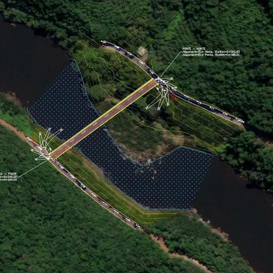 Elaboração do anteprojeto para a Ponte entre a estrada do Cachoeirão e a VRS 314<!-- NICAID(15620348) -->