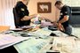 Policiais que investigam lavagem de dinheiro apreenderam milhares de reais com os alvos, em Gramado