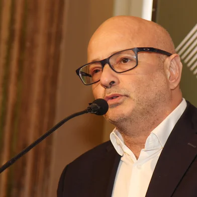 Ex-secretário da Fazenda Aod Cunha em reunião-almoço na Federasul<!-- NICAID(15846217) -->