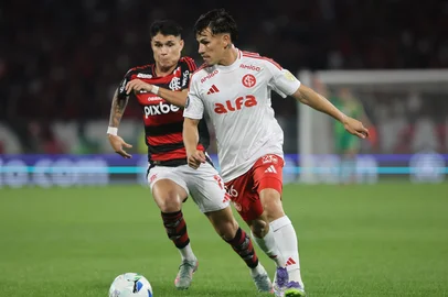 RIO DE JANEIRO, RJ, BRASIL, 13-08-2025: Jogo entre Flamengo vs Internacional, pela Copa Libertadores, no Maracanã. Foto: Ricardo Duarte/SC Internacional/DivulgaçãoIndexador: ricardo duarte<!-- NICAID(16101194) -->