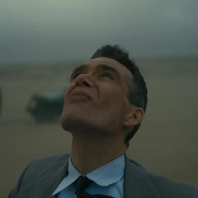 Cillian Murphy no filme Oppenheimer (2023), de Christopher Nolan.<!-- NICAID(15697719) -->