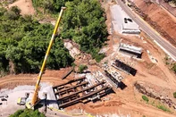 Com ajuste no cronograma, Dnit prevê entrega de dois viadutos na BR-470, na Serra, até abril de 2026.<!-- NICAID(16162808) -->