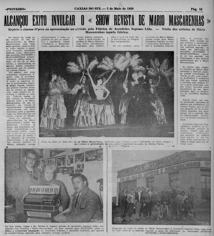 Jornal Pioneiro / Reprodução Jornal Pioneiro / Reprodução
