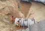 Obras de drenagem causam bloqueio na BR-101, em Osório, até a próxima semana