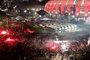 Porto Alegre, RS, Brasil, 08/08/2023 - Ruas de fogo no pré-jogo entre SC Internacional vs CA River Plate no Beira-Rio - Foto: Jefferson Botega/Agência RBS<!-- NICAID(15504810) -->