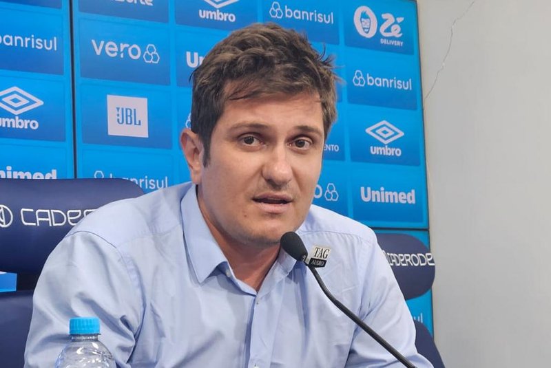 Coletiva Antônio Brum, vice-presidente do Grêmio<!-- NICAID(15664956) -->